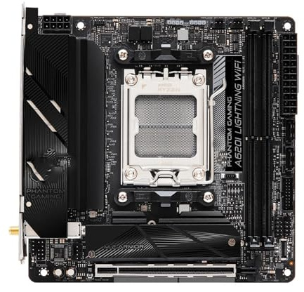 Motherboard Fit For ASRock A620I Fulmine WiFi Scheda Madre A620 Supporto 9950X 8700F 7900X3D 7800X3D 7700 CPU DDR5 7200MHz M.2 AM5