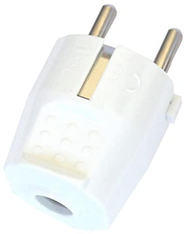 Silver Electronics 9260 Clavija Macho, Blanco