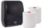 Blanc HYGIENIC Set: Handtuchrollenspender Sensor, berührungslos, Blanc Cosmos 2 Handtuchrollen Premium TAD - PRODUKTSET Farbe Schwarz