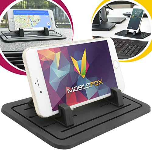 Mobilefox KFZ Anti-Rutsch Non-Slip Matte Smartphone Handy Halterung Auto Armaturenbrett Tisch Halter Ständer universal
