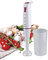 SOGO - Batidora de mano eléctrica con copa 0,7 L, 500 W, BAT-SS-14230, blanco y rosa