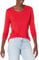 Amazon Essentials Women's Regular-Fit Long-Sleeve Crewneck T-Shirt (Available in Plus Size), Cherry Red, L