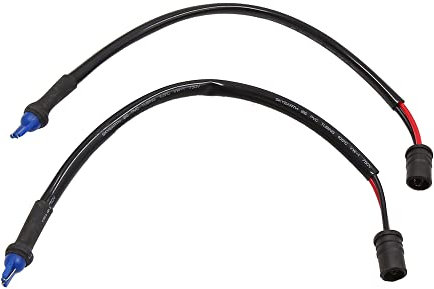 sourcing map 2pcs DC 12V T10 Faisceau extension éclaire à ampoule connecteur femelle