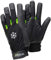 Tegera 517 Wasserdichter Handschuh aus Synthetikleder, Wasserdicht, Wärmendes Futter Größe 6, schwarz/grün, (1 paar)