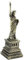 MAGT Freiheitsstatue, Vintage Statue of Liberty Metallstatue 15 cm Freiheitsstatue Figur Gebäudemodell Desktop Ornamente für Shop Home Dekoration