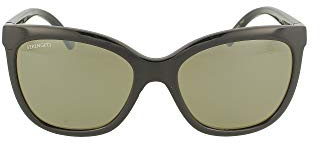 Serengeti Unisex AGATA Sonnenbrille, Shiny Black, 57/20/130