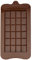 GARLIC PRESS 1Pcs Molde de Chocolate de Silicona Molde Tableta De Chocolate Color Marrón para Chocolate Caramelos Pasteles Decoraciones