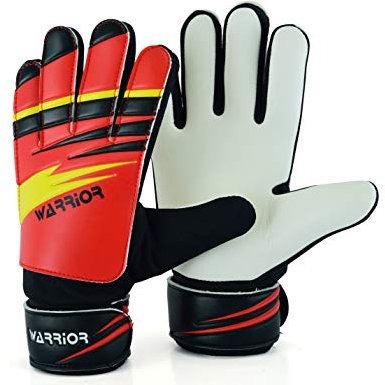 Warrior – Sport Handschuhe, Torwarthandschuhe für Kinder, Jungen, Erwachsene, Fußball-Torwarthandschuhe, Schutz für super Griffigkeit, Handflächen (2 – geeignet für 4–5 Jahre)