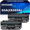 05A 05X CE505A CE505X Toner Kompatibel für HP 05A 05X Laserjet P2035 P2055DN P2035N P2055 P2055D P2055X P2030 P2050 CE505D CE505AD CE505XD Schwarz, 2er-Pack