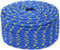 Abio Polypropylen Seil 2mm 20m blau Polypropylenseil Outdoor Tauwerk PP Flechtleine Textilseil Leine Nylonschnur Schnur Festmacher Rope Kunststoffseil Polyseil geflochten Rope 2mm 20m