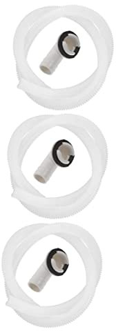 Housoutil 3piezas Manguera De Drenaje para Aire Acondicionado Conector De Tubo Transparente Flexible para Unidades De Ventana y Portátiles Resistente y