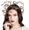 HIFOT Medusa Kopfschmuck Medusa Schlangen Haarreif Stirnband Damen Schwarz Tag Der Toten Haarreif Fasching Haarschmuck Halloween Schlangen Kopfschmuck Medusa Kostüm Für Karneval Maskerade Party