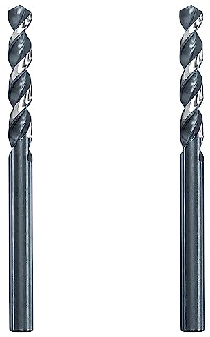 kwb HI-NOX HSS M2 Metallbohrer Ø 8 mm mit speziellem Spitzenanschliff für kraft- und energiesparendes Bohren in Edelstahl mit Akkuschraubern und Bohrmaschinen, Longer Battery Life (Packung mit 2)