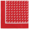 modAS Unisex Vierecktuch ca. 70 x 70 cm bedruckt oder uni - Tuch als modisches Accessoires in Rot mit Anker
