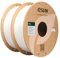 eSUN PLA+ Filament 1.75mm, 3D Drucker Filament PLA Plus, Maßgenauigkeit +/- 0.03mm, 1KG pro Spule, 2 Spulen 3D Druck Filament für 3D Drucker, Weiß