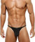 Mauro Kane String Homme Tanga sous-vêtements Sexy Slips Homme Taille Basse Respirant Thong Noir S