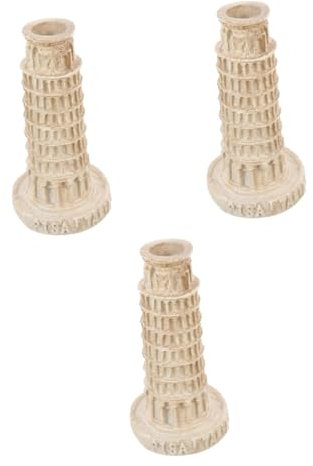 BESPORTBLE 3stücke Faux Tower Modell Für Aquarium Pisa Schieferturm Deko Aus Resin Für Fischtank Landschaftsgestaltung Lebendige Statue Für Aquarien Und Gärten