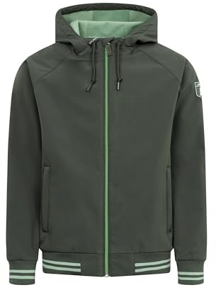derbe Helgoby - Herren Softshelljacke, Größe:M, Farbe:deep forest/hedge green