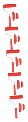 UKCOCO 5sätze Holzmaserung Farbroller Set Mit Multi-funktionalem Graining Tool Kreative Wandgestaltung Für Holz Und Mehr Inklusive Und Borsten Für Realistische Effekte