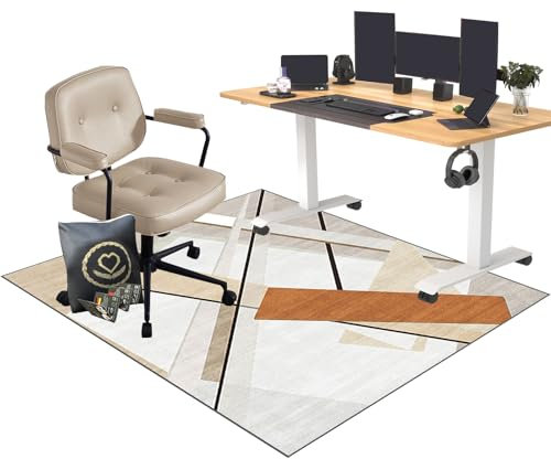Alfombrilla para Silla de Gaming Oficina Alfombrilla para Silla de Gaming 150 x 180 cm Oficina Escritorio Gamer Alfombrilla Protector Suelo Silla Ruedas Alfombra de protección del Suelo para Silla