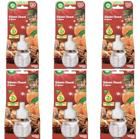 Air Wick Fruity Winter Punch Electric Air Freshener Refill 6x19ml