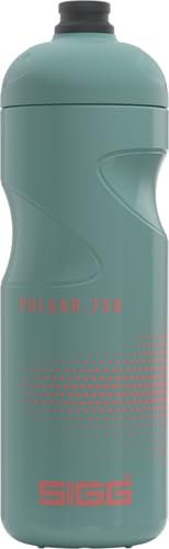 SIGG - Fahrrad Trinkflasche - Pulsar Morning Blue - Quetschbar - Spülmaschinenfest - Federleicht - Auslaufsicher - BPA-frei - Sport & Fahrrad Zubehör - Blau - 0,75L
