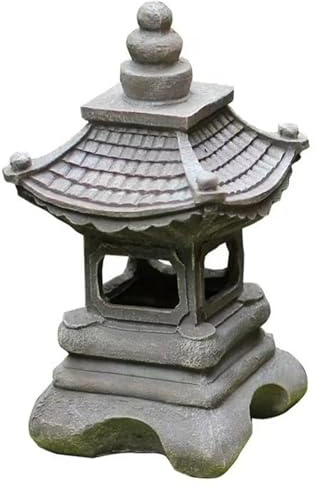 Lanterna Pagoda Statua Del Giardino Pagoda Giapponese In Pietra Lanterna Giapponese Esterna Giardino Lampade Solare Decorative Per Decorazioni Patio