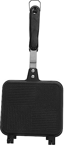 Mikikit Sandwichera Caliente Sartén Placas Extraibles Antiadherente Para Sándwiches y Huevos