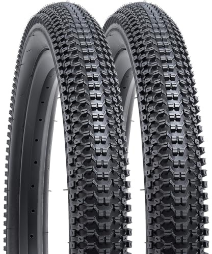 YunSCM 2Pcs Faltbare 24 Zoll Fahrradreifen 24x2.10 Mantel 54-507 kompatibel 24x2.0 24 x 2.10 24x2.125 Stadt/Straße/Mountainbike Reifen