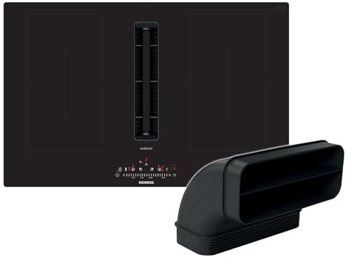 Siemens studioLine ED807FGA7 Set Kochfeldabzug Induktion ED807FQ25E + Flachkanal HZ9VDSB2