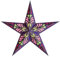 starlightz Papierstern RAMADASA Violet 60 cm Lampenschirm, Fensterdeko, Weihnachtsstern, handgemacht - das Original aus Indien