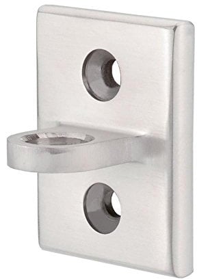 Kanirope® Wandhalter mit Auge Edelstahl für Absperrkordel Absperrseile Treppenseile Handlaufseile