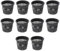 Yardwe 10 STÜCKE Net Pot für hydroponics Garden Net Cup Töpfe Kunststoff Hydroponics Net Pot Eimer Korb für Hydroponics Supplies 3,15 X 2,5 Zoll (Schwarz)