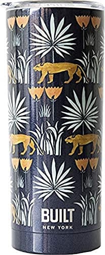 Built, Reisebecher mit Deckel aus Edelstahl, V&A-Design, 590 ml – Löwin