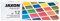 Honsell 89914 - Jaxon Aquarellkasten mit 12 halben Näpfchen, Metallkasten mit 12 feinen Künstler-Aquarellfarben und Platz für weitere 12 halbe oder 6 ganze Näpfchen