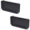 Doppelpack Ablagenetze einfach zum kleben oder schrauben für Fahrzeuge und Innenräume - Größe M = 205x121x32mm, Größe L = 258x121x32mm - Universell Einsetzbar - Einfache Installation (2x 258x121x32mm)