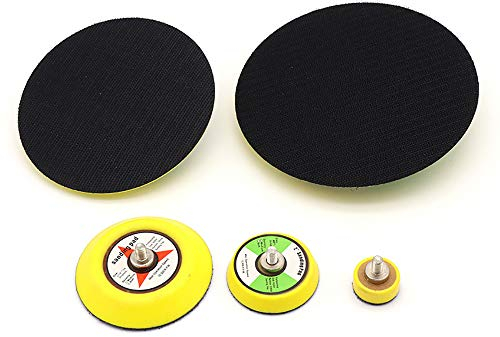Hook and Loop Backing Pad Backing Plate with m8 Threads, Sanding Pad for Wood Metal Carving Shaping Sanding Polishing, Ø 100 mm, 1Pack