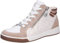 ARA Damen Rom Mid-cut Sneaker, SAND,WEISS/ROSEGOLD, 41.5 EU