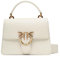 Pinko Damen Love One Top Handle Mini Light Tasche, Z14q_Seide-Antik-Gold