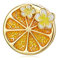 Ciondolo in argento sterling 925 con fiori di ciliegio e limone, adatto per la collana del braccialetto Pandora