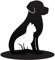 Black Country Metalworks Cat & Dog Iron Door Stop