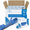 MediHands Vinyl Blue Vinyl Examination Gloves - Case of 1000 Disposable, Powder-Free, Latex-Free, Protein-Free Medical Gloves - Multi-Purpose, Single-Use
