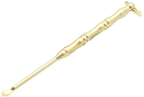 Handmade Brass Ear Wax Removal Spoon Cleaning Ears Tool Ear Pick Cleaner Keychain Key Ring Pendant, other gemstones
