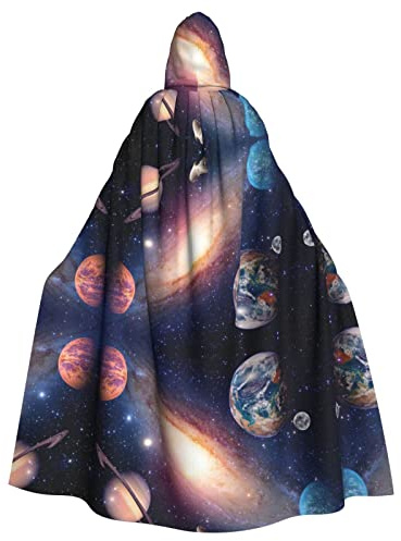 PIXOLE Fire Baseball Print Herren und Damen Kapuzenumhang 150 cm Umhang für Weihnachten Halloween Cosplay Kostüme