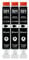 3 XXL Druckerpatronen kompatibel zu CLI-521 BK Schwarz für Canon PIXMA IP3600 IP4600 IP4600x IP4700 MP540 MP540x MP550 MP560 MP620 MP620B MP630 MP640 MP980 MP990 MX860 MX870