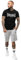 Lonsdale Herren MOY Trainingsanzug, Black/Marl Grey, M