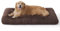 BEDSURE Flauschiges Hundebett Grosse Hunde - 121x76x8 cm Hundebett waschbar für große Hunde, rutschfeste Unterseite, plüsch Hundekissen Grosse Hunde, Braun