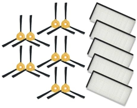Filtre HEPA, Brosse Latérale, Compatible For Ecovacs Deebot 600 601 605 710 711 715, Aspirateur Robot les pièces