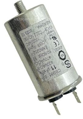 Genuine 11uF Tumble Dryer Motor Start Capacitor for Finlux FXDR8CDWF1B FXDR8HPGF2A2 FXDR8CDWF2B FXDR8HPWF2A2
