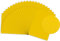 Sumico Tonzeichenpapier 50x70cm 50 Bogen schwarz I Bastelpapier 130g/m² I dickes Ton-Papier zum Basteln & Malen I Bastel-Pappe umweltfreundlich verpackt I Tonkarton bunt für Kinder, DIY (Sonnengelb)